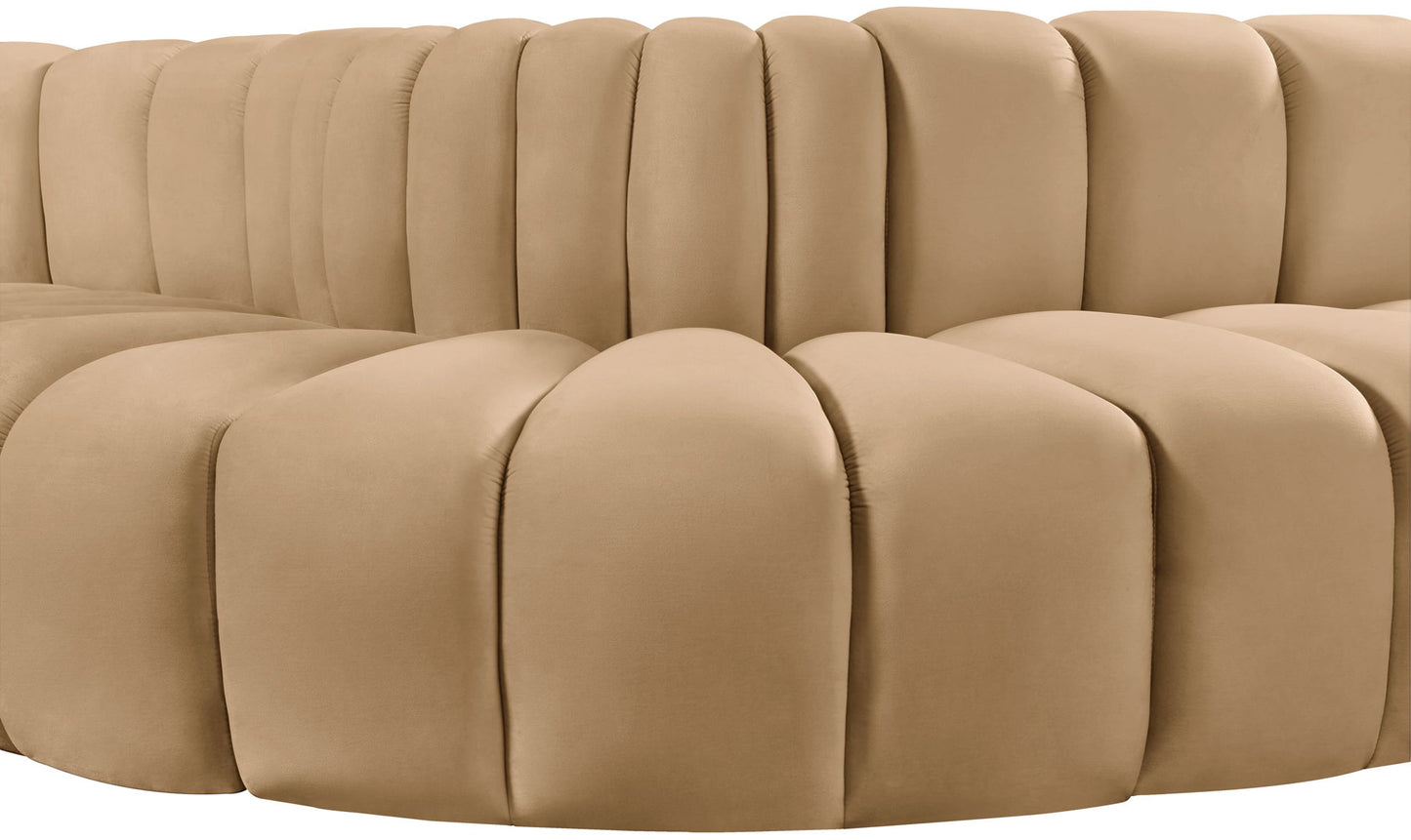 Arc - Velvet 5 Piece Modular Sofa