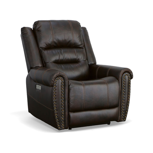 Oscar - Power Recliner With Power Headrest - Molasses