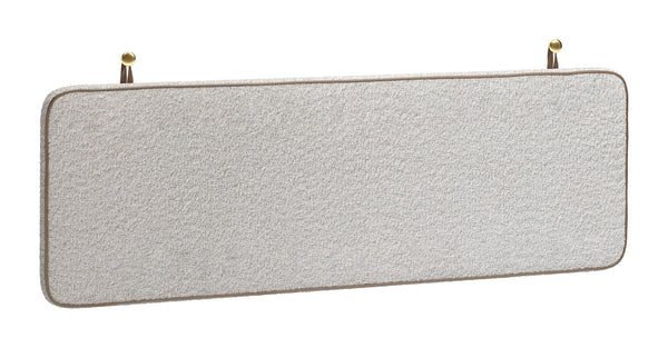 Bela - Floating Queen Headboard - White / Ivory