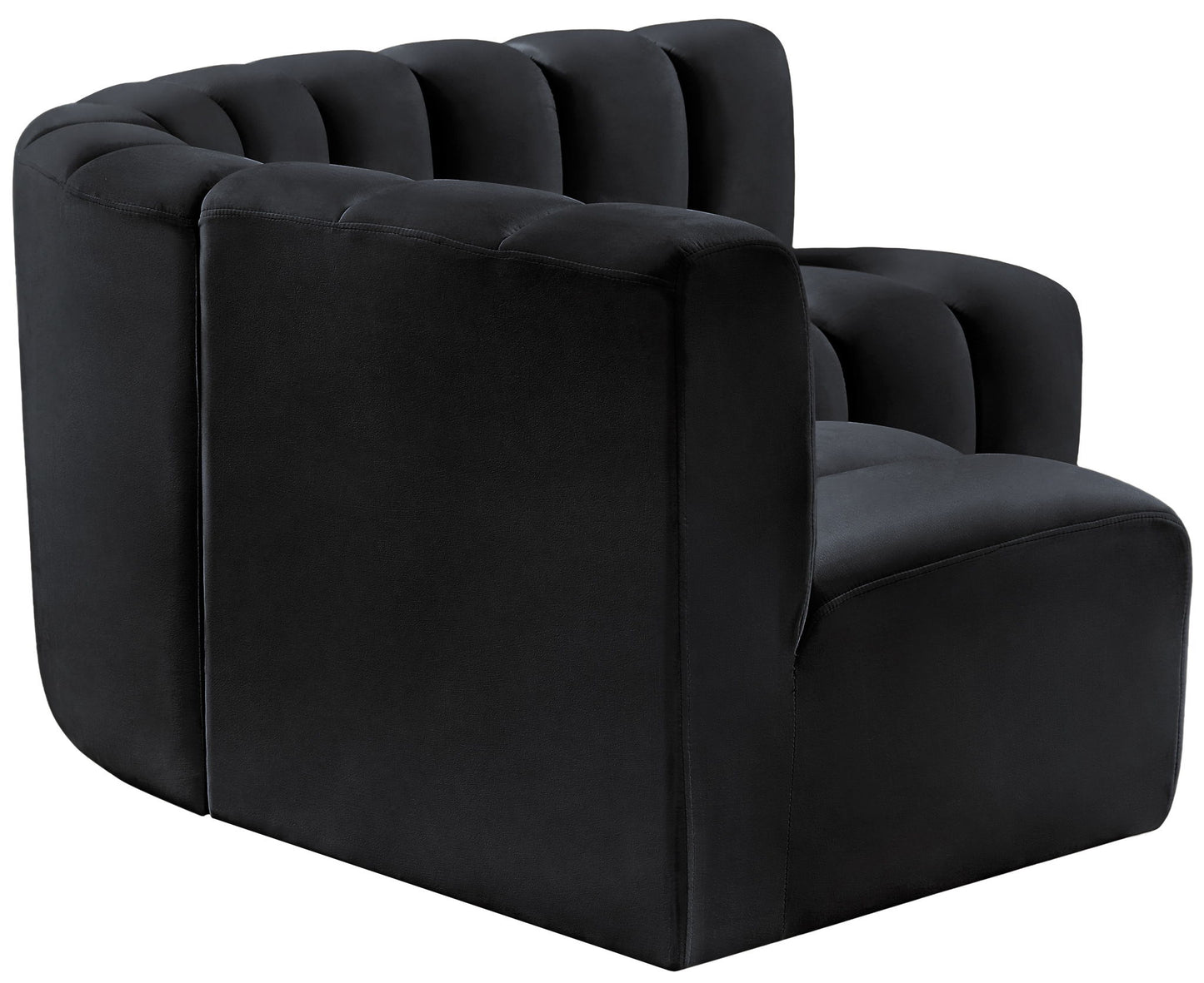 Arc - Velvet 4 Piece Corner Modular Sofa