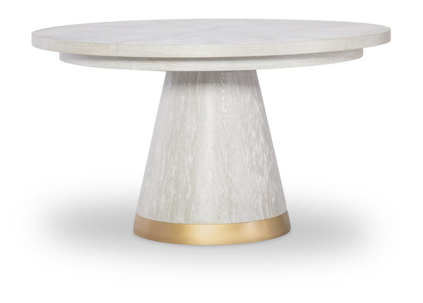 Miramar - Complete Round Dining Table - Oyster
