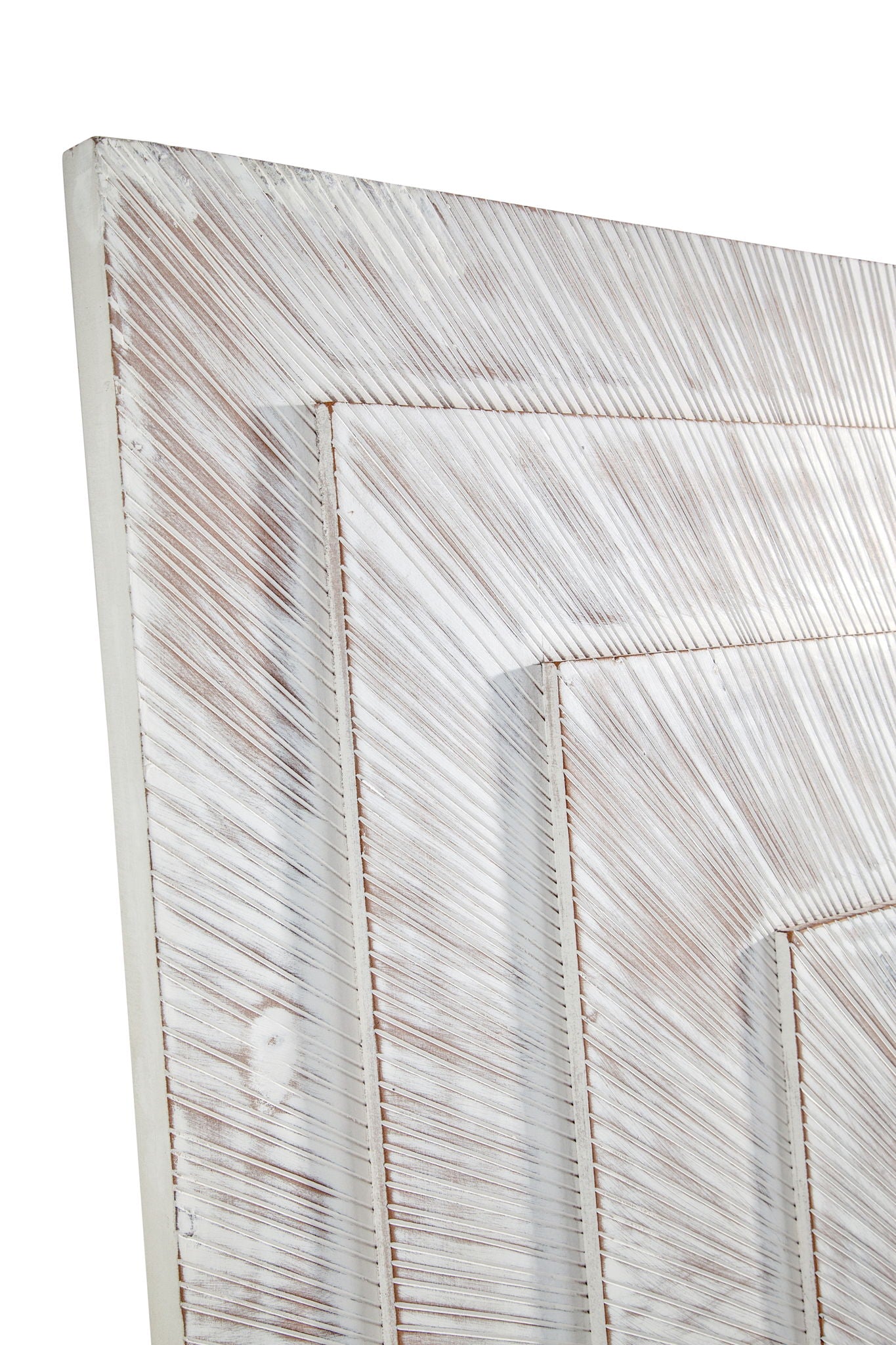 Broderick Wall Panel - Distressed White