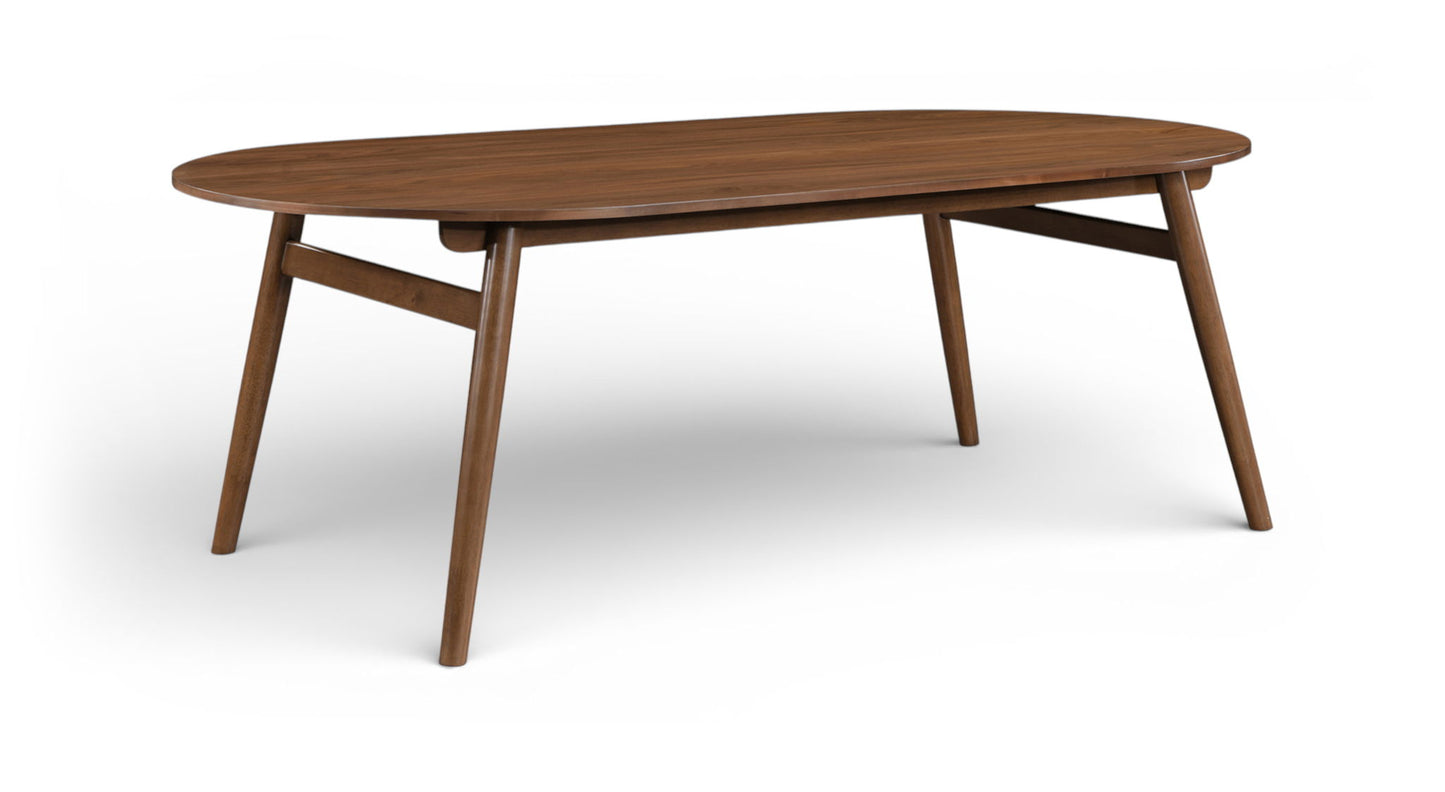 Leesa - Solid Wood And Walnut Veneer Dining Table