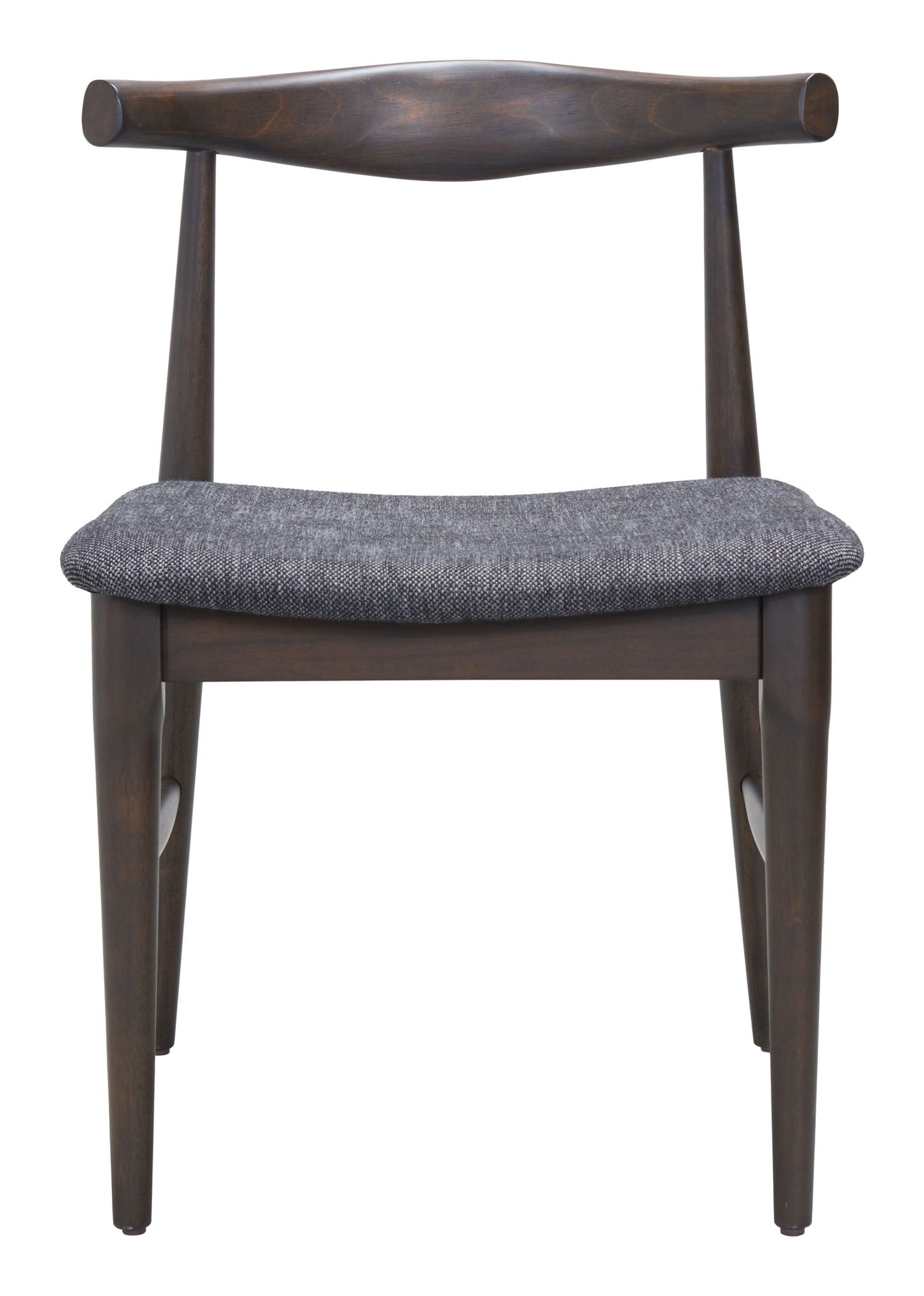 Tuzka - Dining Chair (Set of 2) - Gray / Espresso