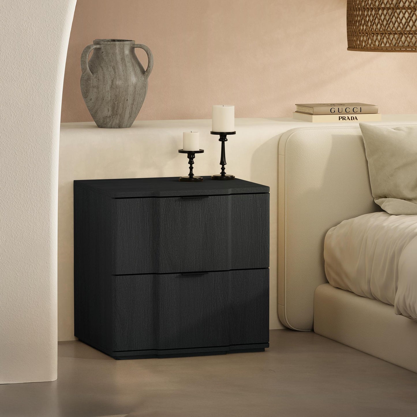 Manhattan Clive - 2-Drawer Accent Nightstand