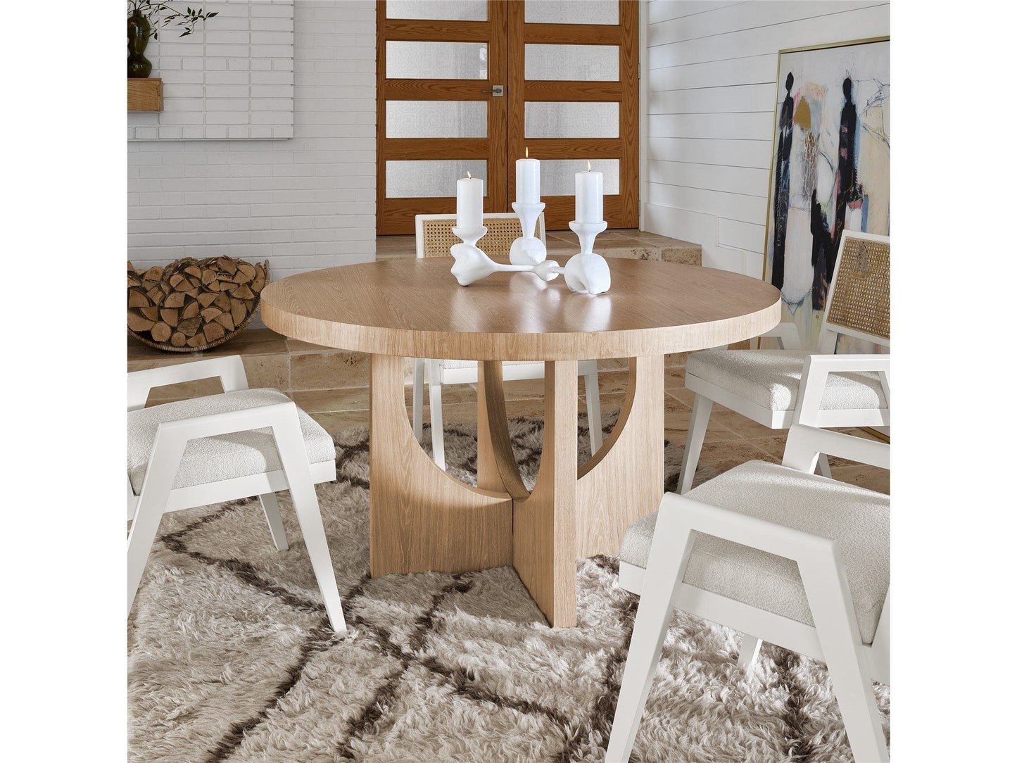 Modern - Sonora Arm Chair (Set of 2) - White