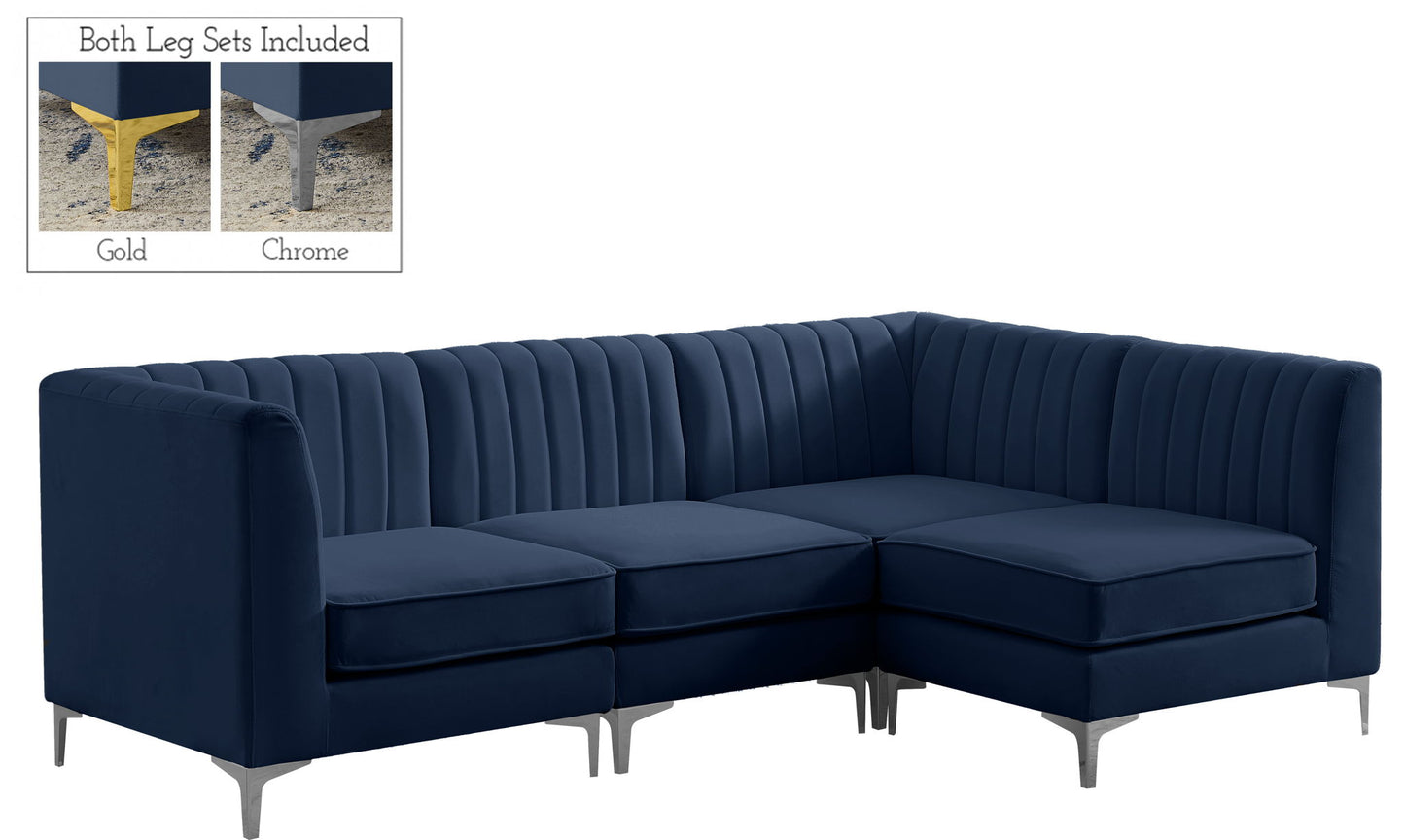 Alina - 4 Piece Modular L-Shaped Sectional
