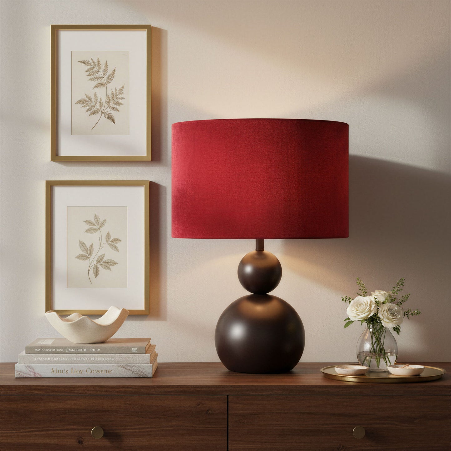 Shobu - Table Lamp - Red