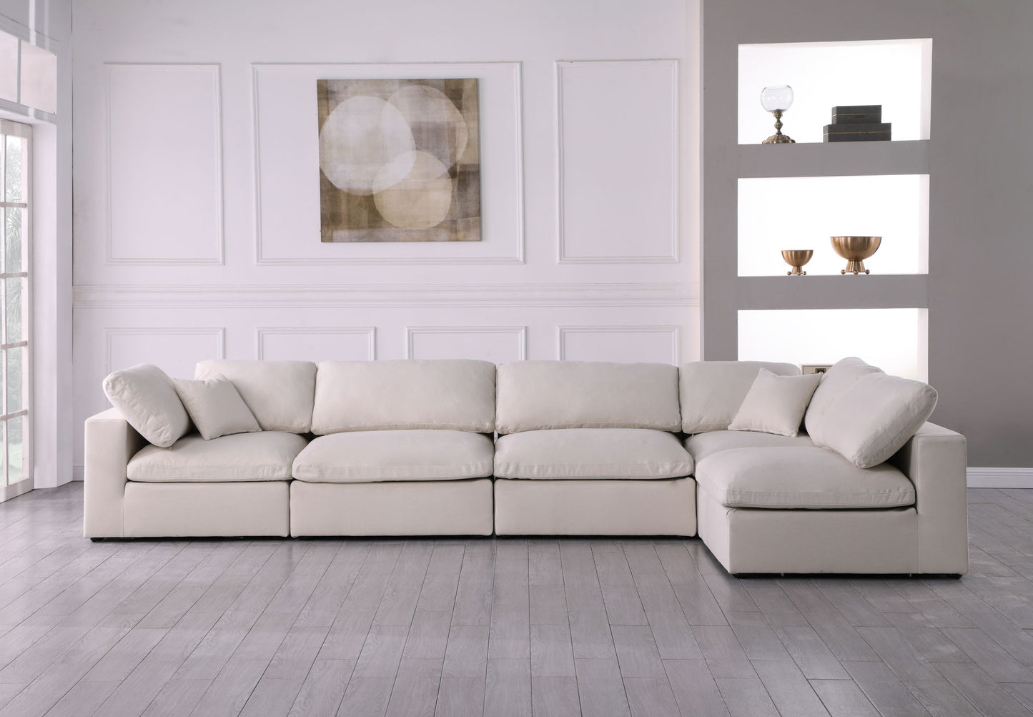 Plush - 5 Piece Modular Sectional