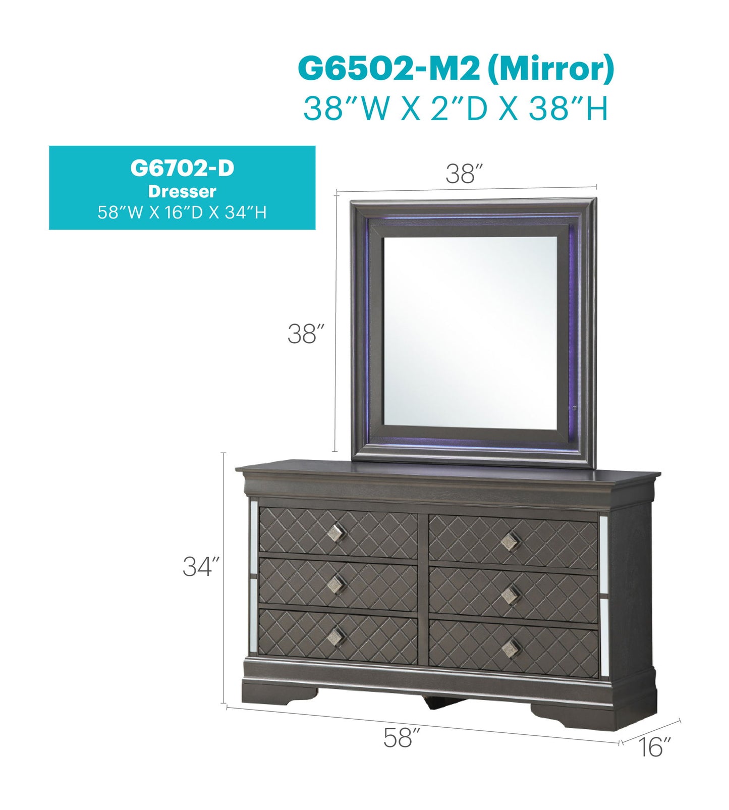 Glory Furniture - Verona - Dresser