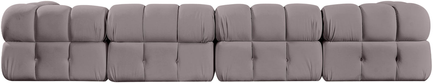 Orin - Fabric Velvet 5 Piece Modular Sectional