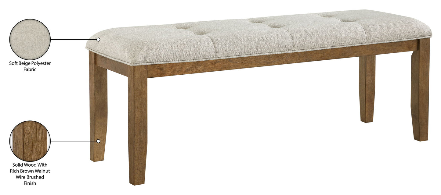 Ananda - Fabric Upholstered Bench