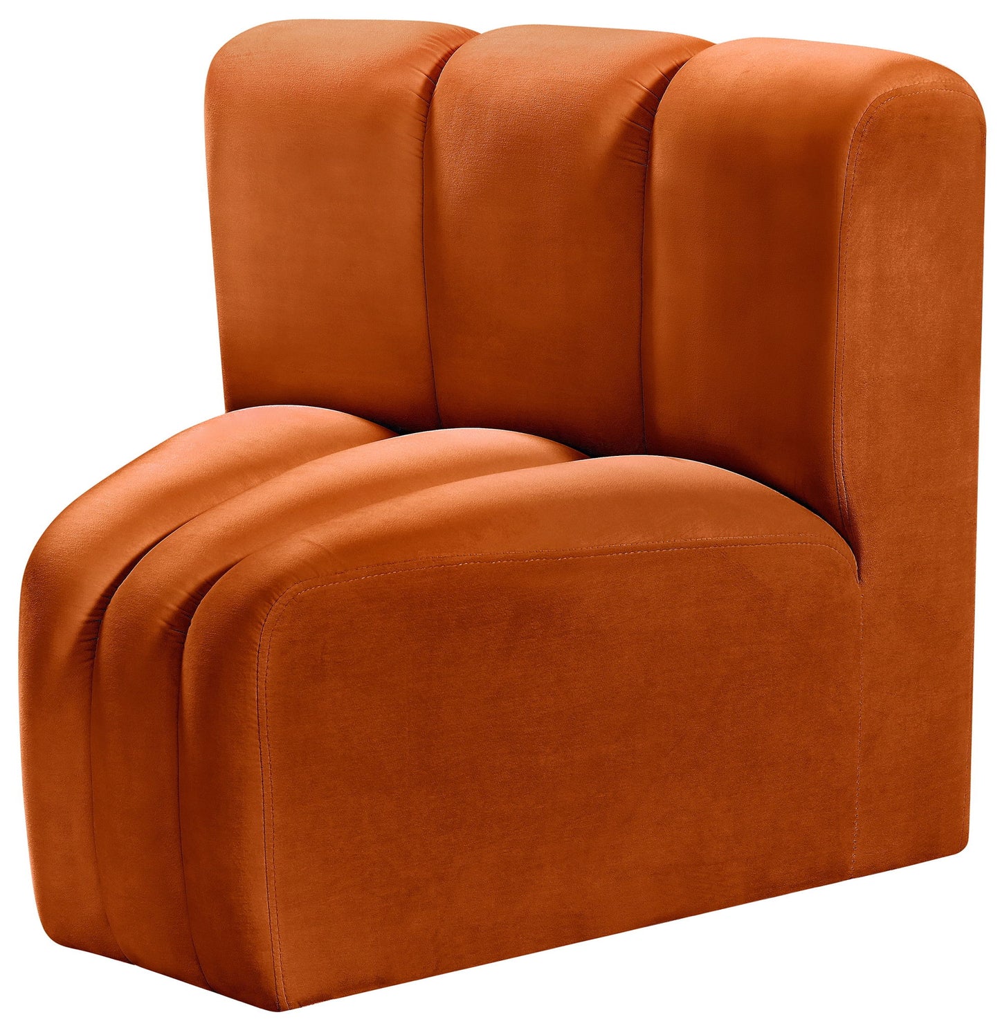 Arc - Velvet Curved Corner Chair