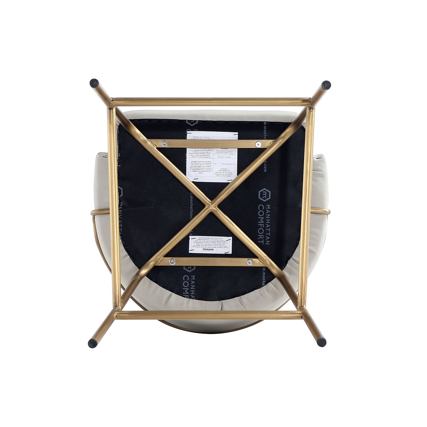 Manhattan Gracie - Counter Stool With Gold Base