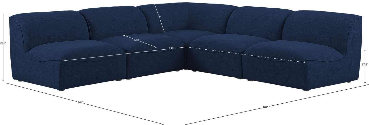 Miramar - 5 Piece Modular Sectional