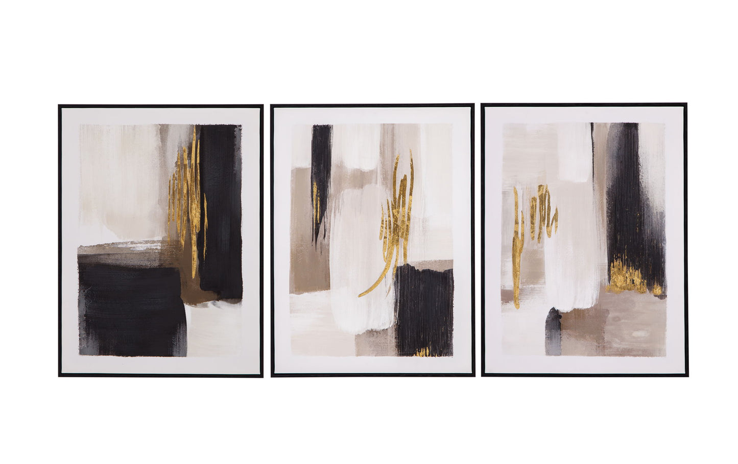 Journey Canvas Art (Set of 3) - Beige