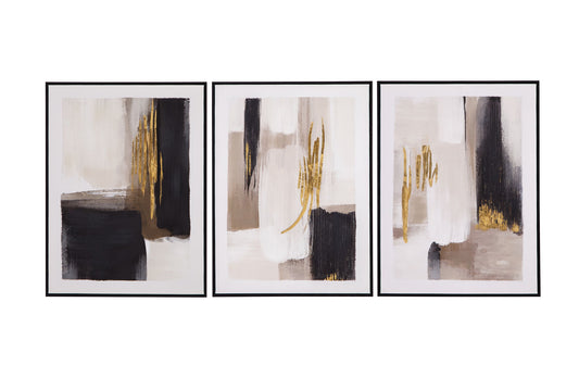 Journey Canvas Art (Set of 3) - Beige