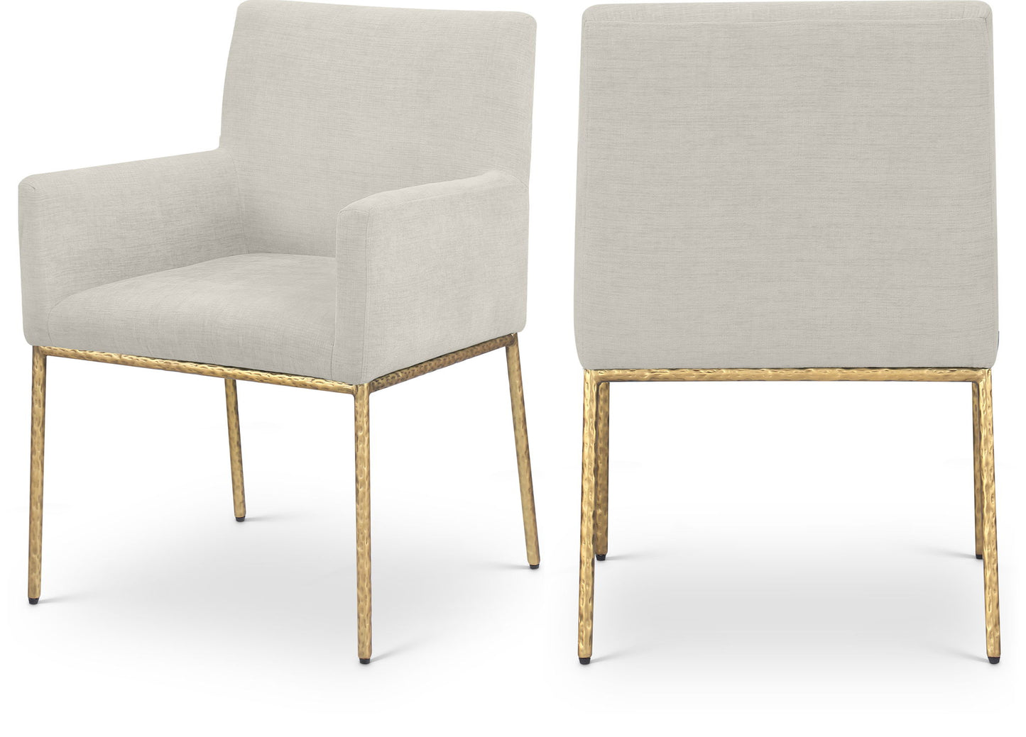 Reeves - Dining Chair With Gold Legs (Set of 2)