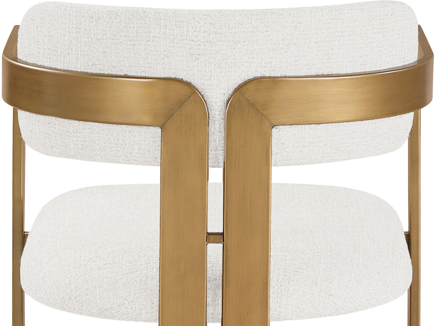 Aurum - Linen Textured Fabric Upholstered Dining Chair (Set of 2)