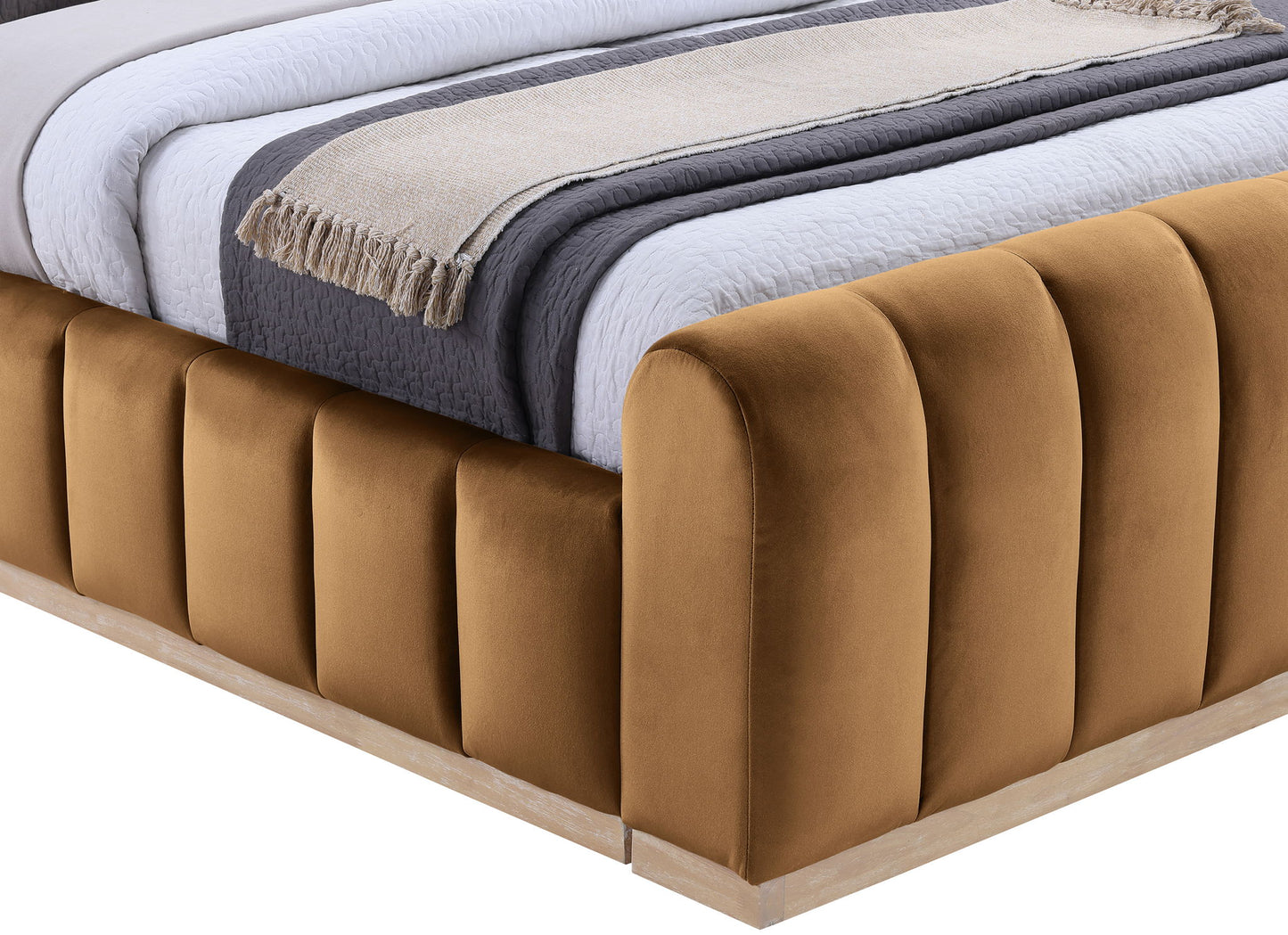 Amara - Velvet Upholstered Bed