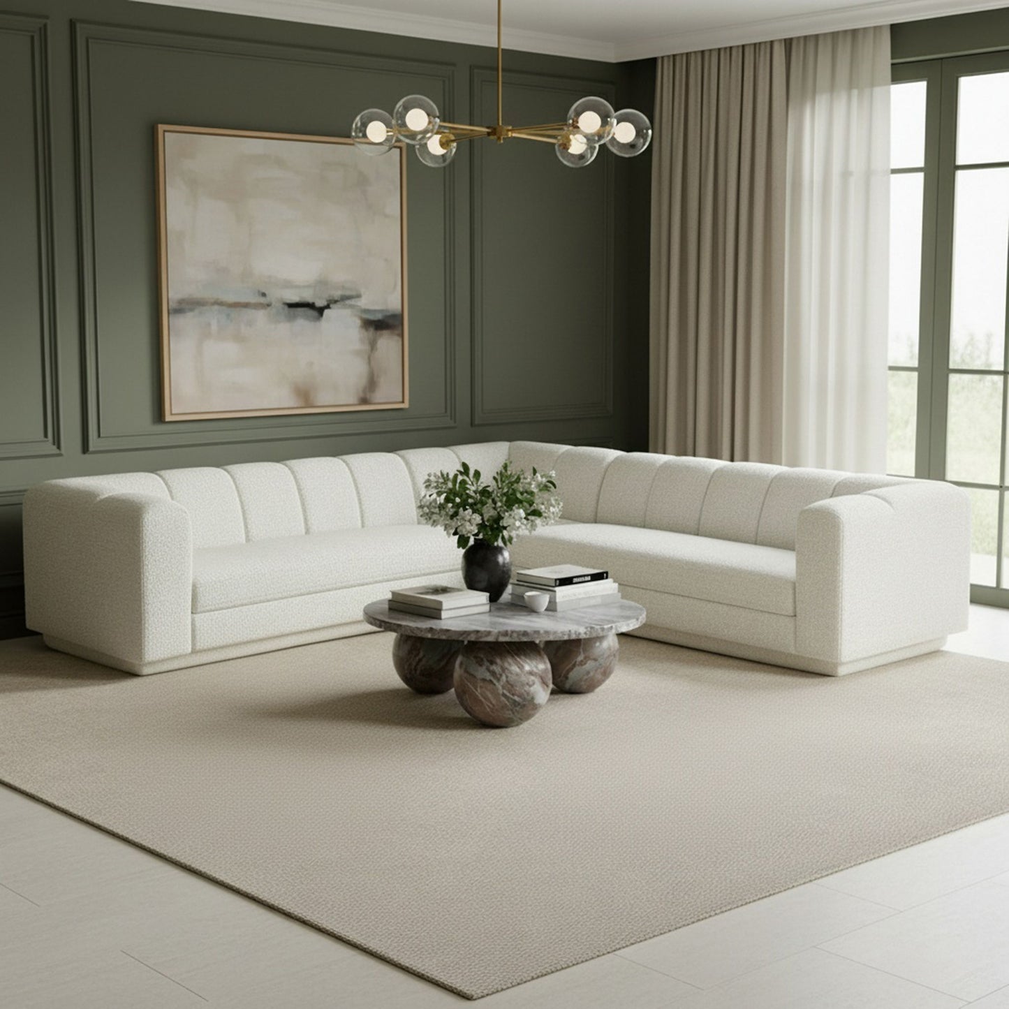 Modari - Sectional - Cream