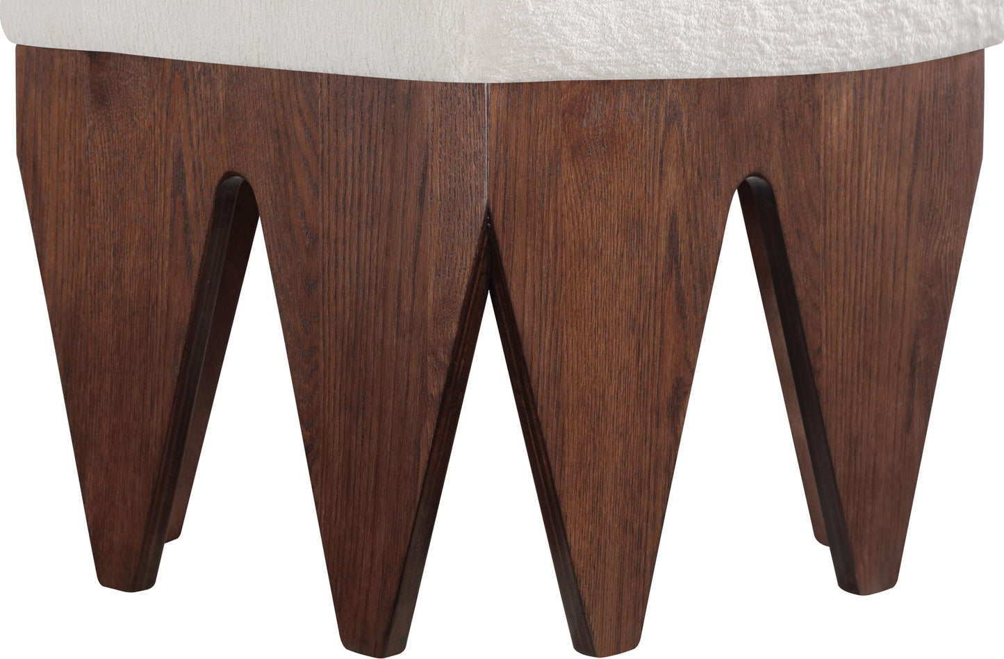 Altair - Fabric Bench - Dark Brown Base