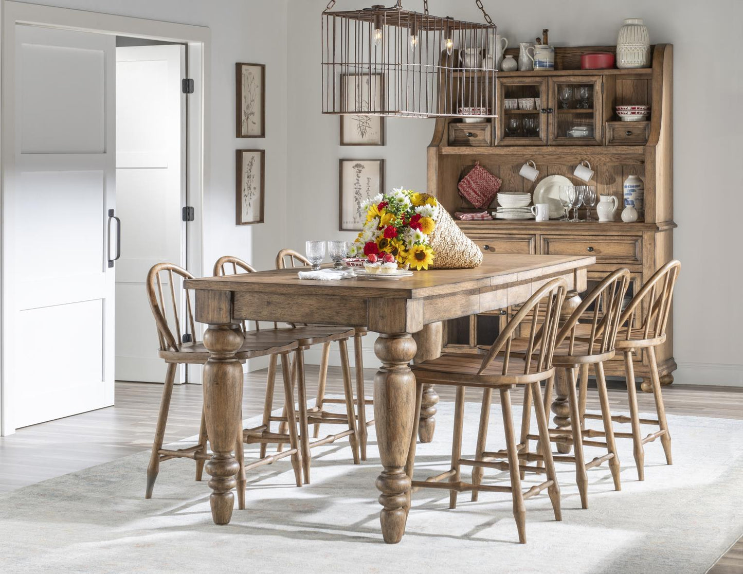 Vintage Market - Chimney Leg Counter Height Table