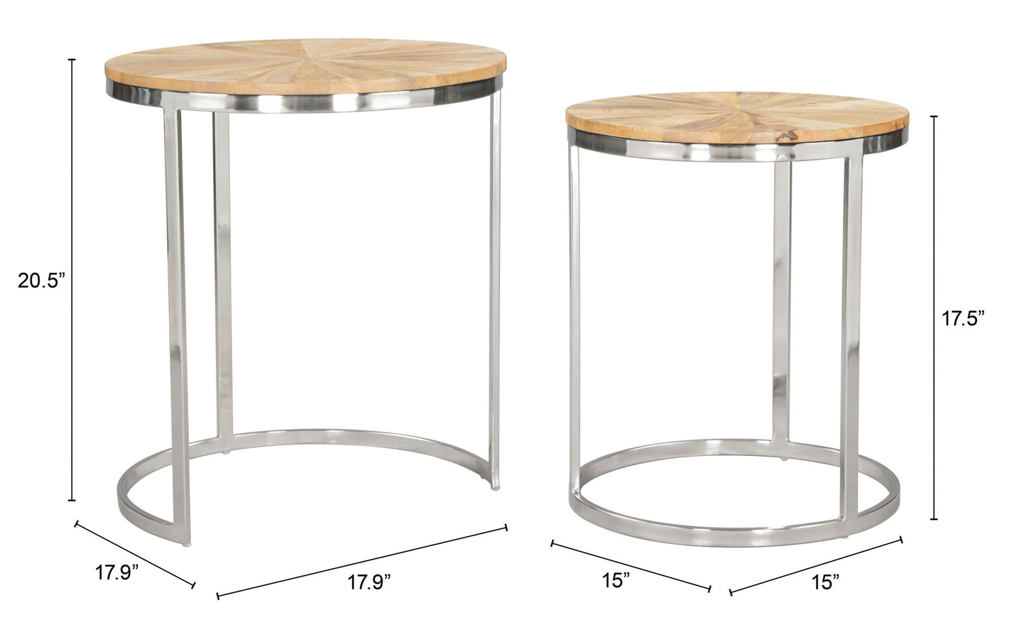 Bari - Coffee Table Set - Natural