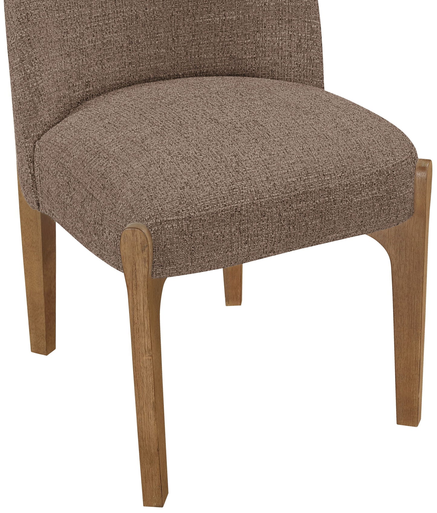 Torino - Upholstered Dining Chair With Brushed Brown Base (Set of 2)