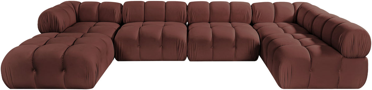 Orin - 6 Piece Modular Sectional (3 Modular Chairs, 2 Corner Chairs & Ottoman)