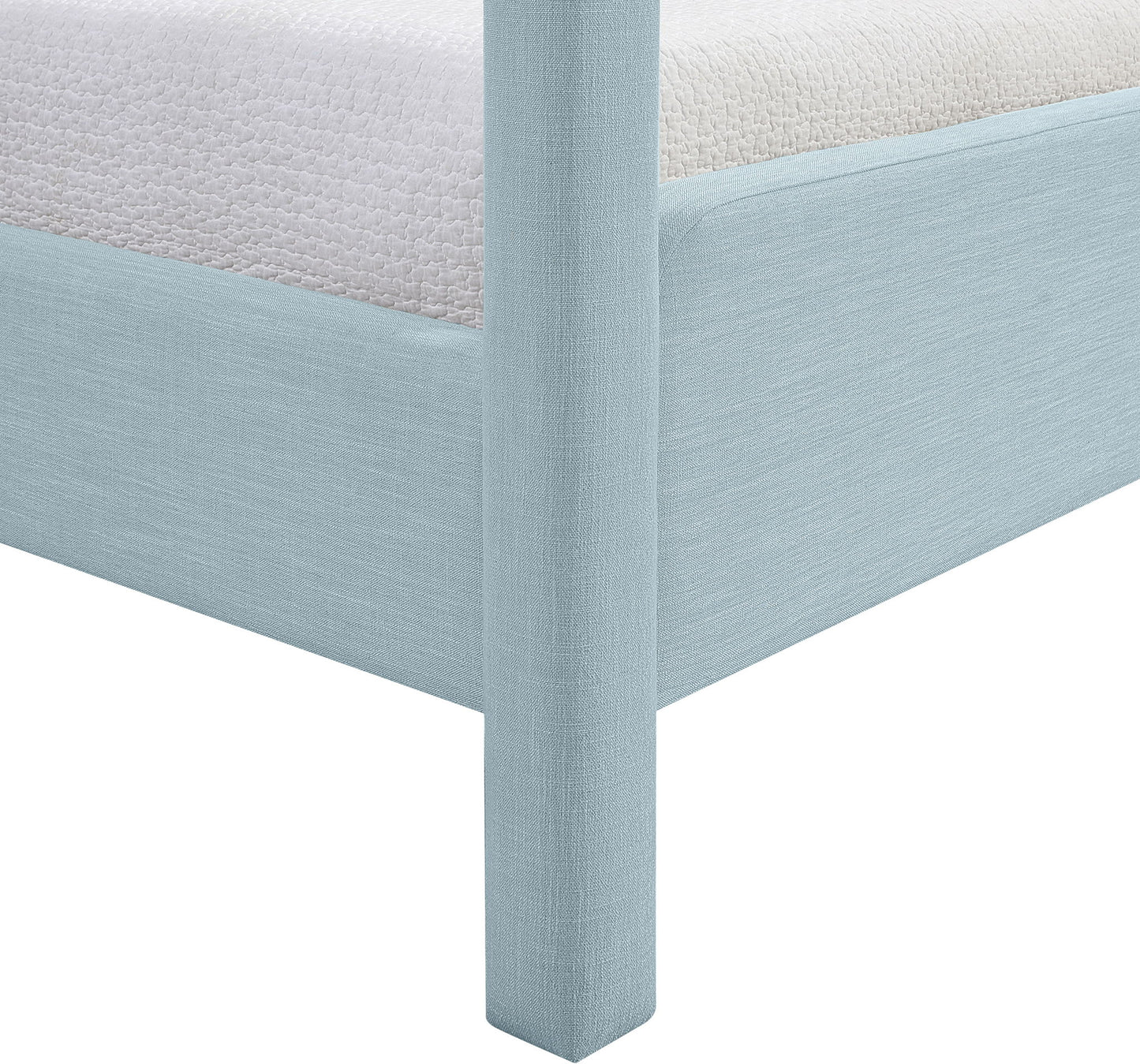 Salina - Linen Textured Fabric Upholstered Bed