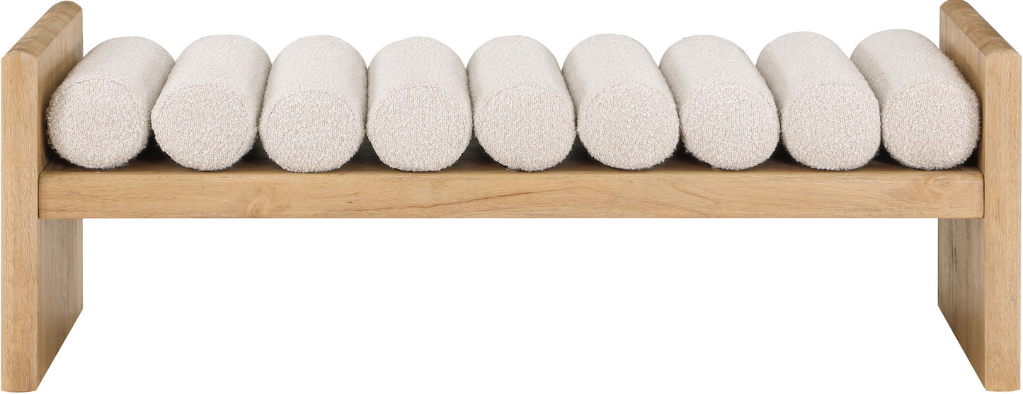 Waverly - Bench With Natural Frame