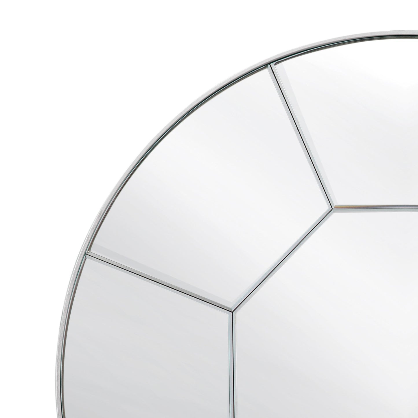 Facet - Wall Mirror - Silver