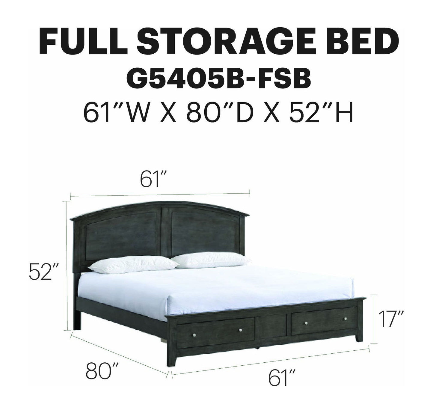 Glory Furniture - Hammond - Storage Bed
