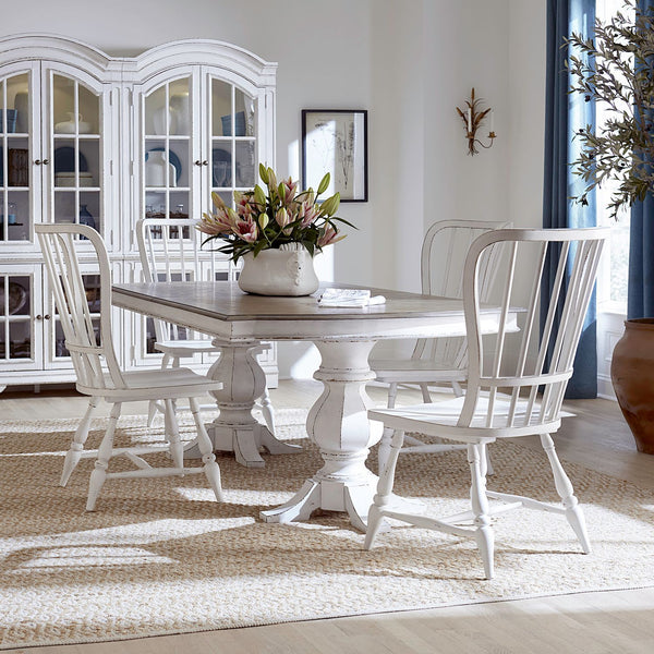 Magnolia Manor - Double Pedestal Table Set