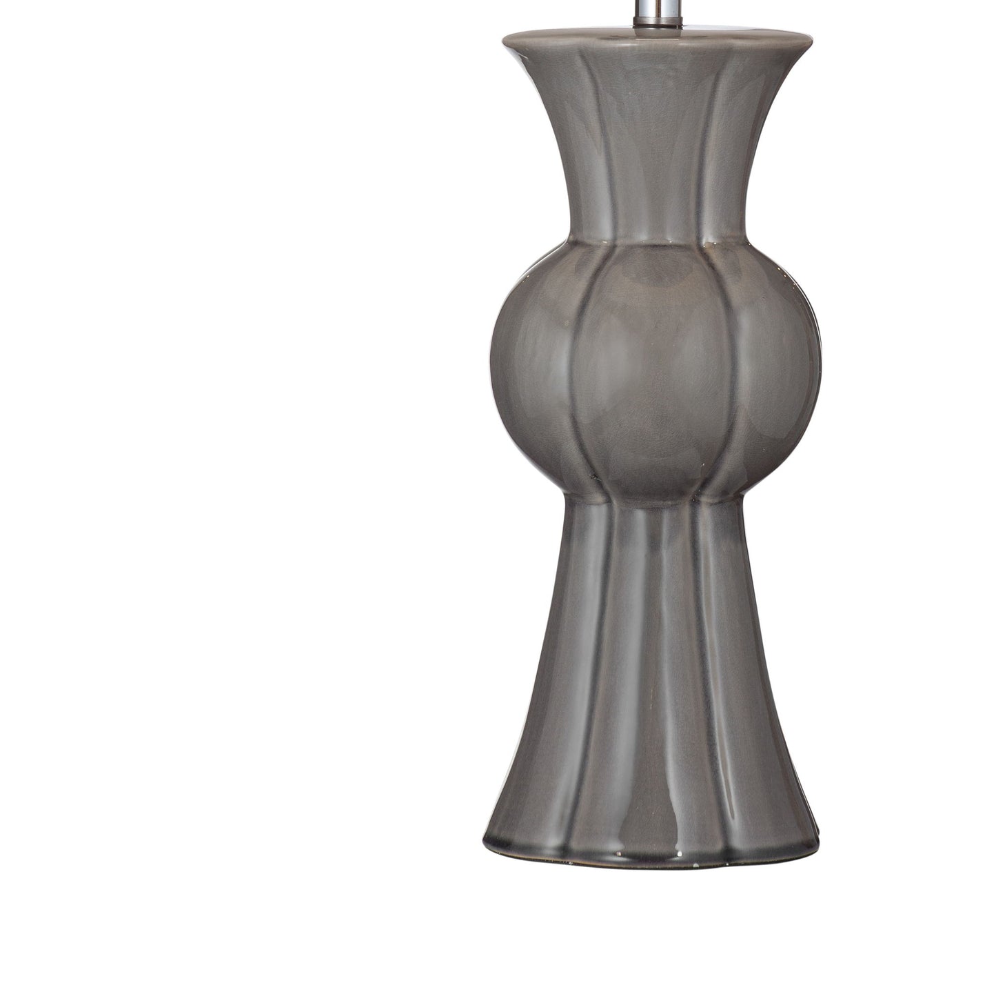 Orillia - Table Lamp - Gray / White