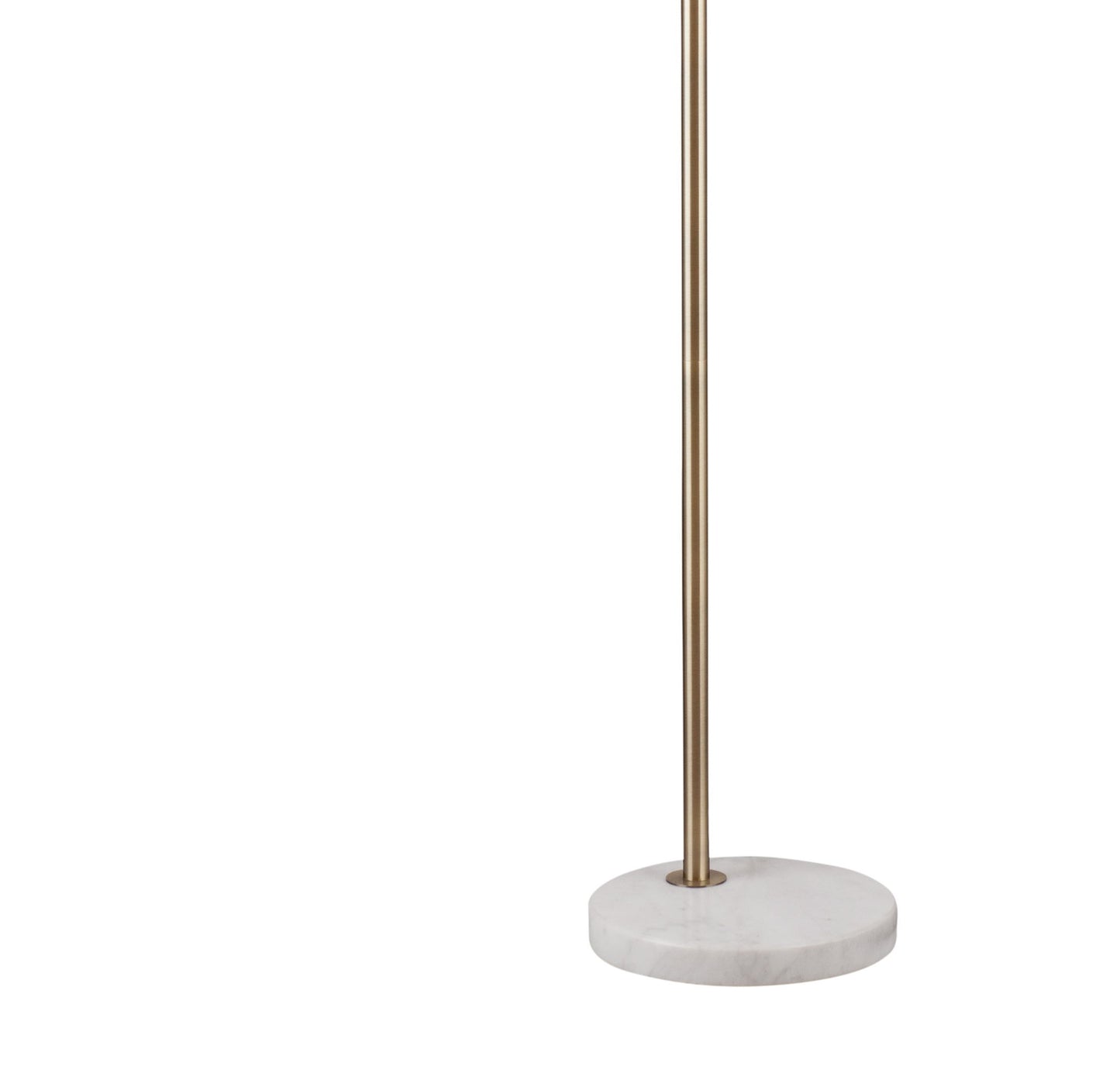 Thames - Floor Lamp - Brass / White