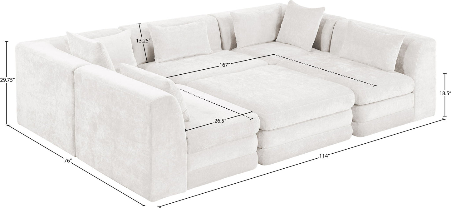 Stellar - 6 Piece Upholstered Modular Sectional