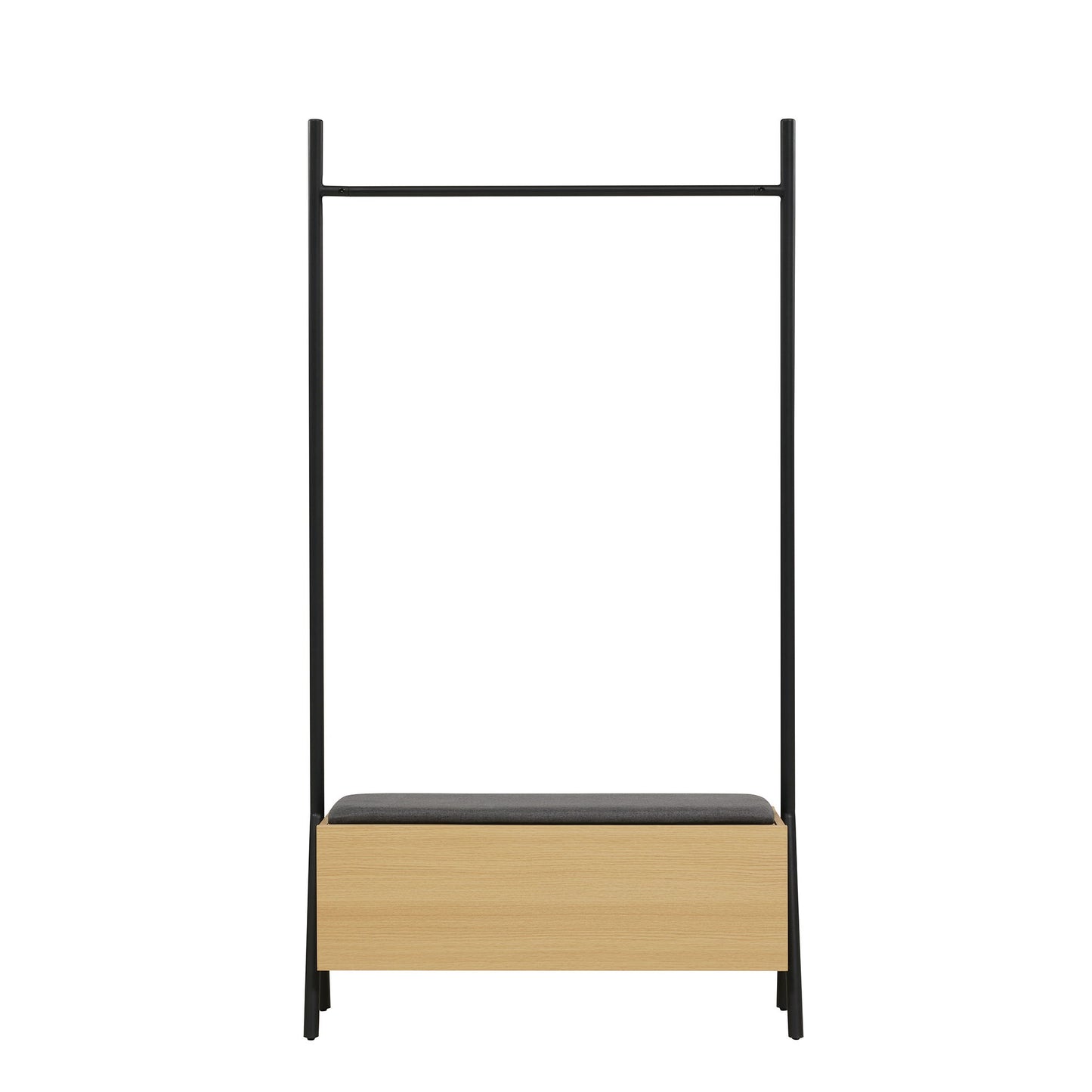 Paloma - Open Hanging Closet - Light Oak