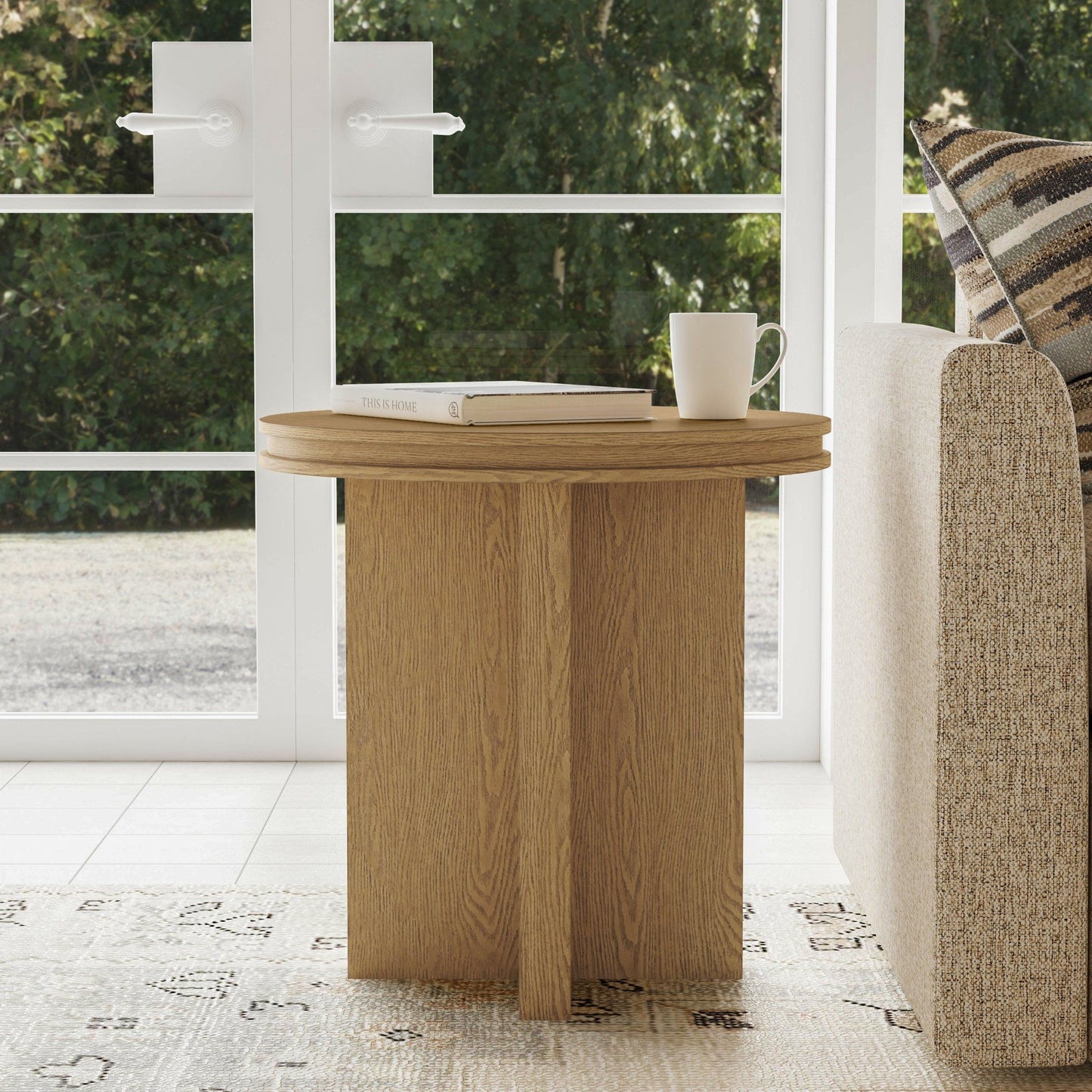 Waterfall - Round End Table