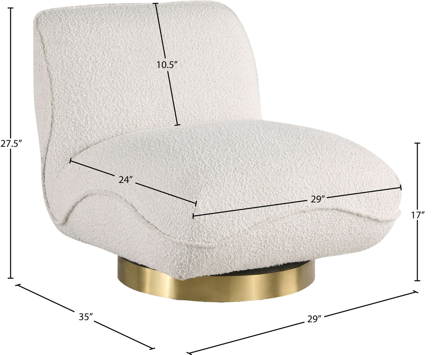 Geneva - Swivel Accent Chair