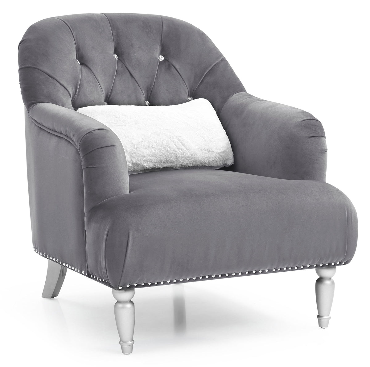 Jewel - Chair - Gray