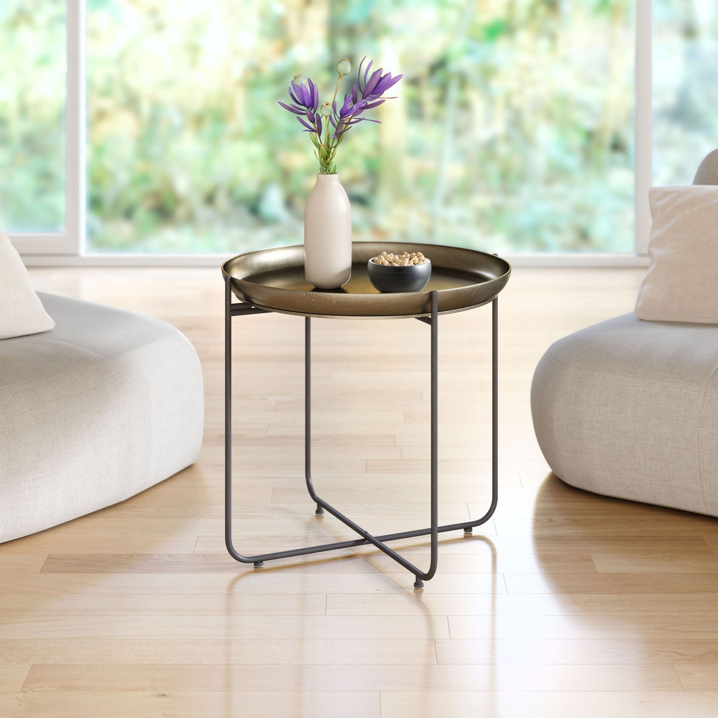 Bronson - Side Table - Bronze