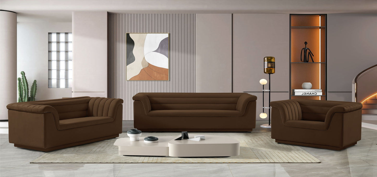 Cascade - Velvet Loveseat
