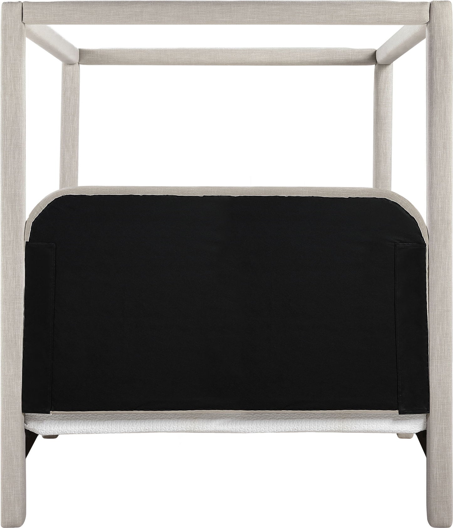 Salina - Linen Textured Fabric Upholstered Bed