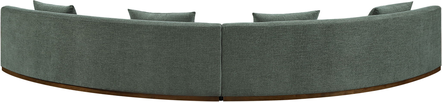 Avanti - 182.5" Chenille Fabric Upholstered 2 Piece Modular Sectional