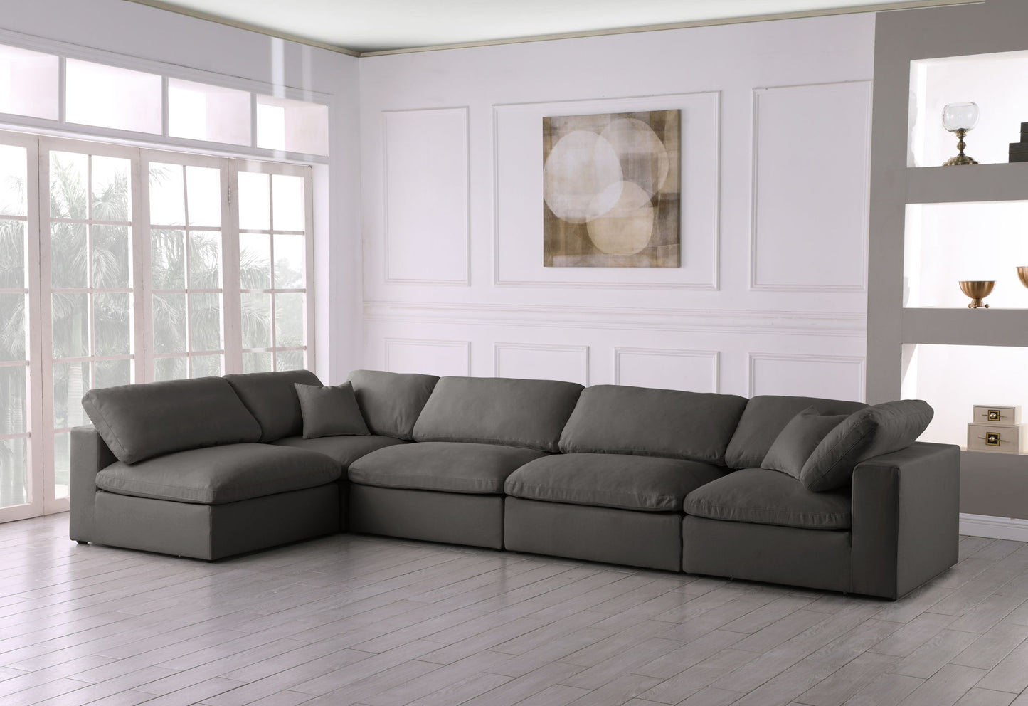Plush - 5 Piece Modular Sectional