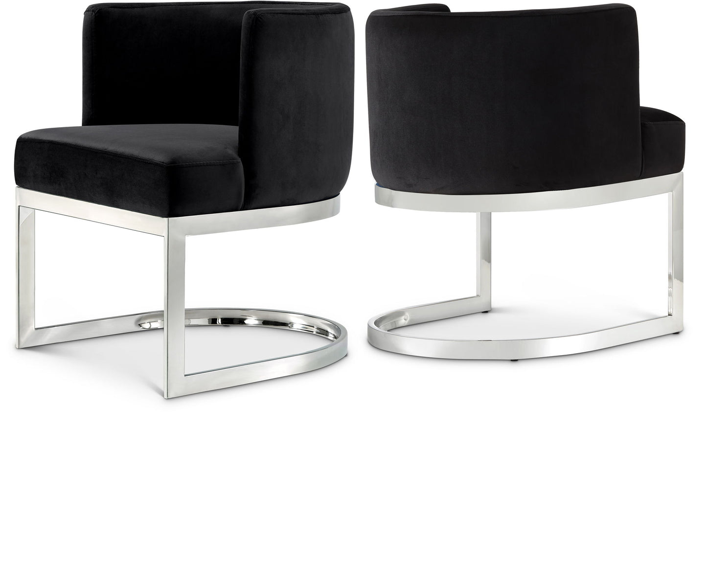 Gianna - Dining Chair with Chrome Legs