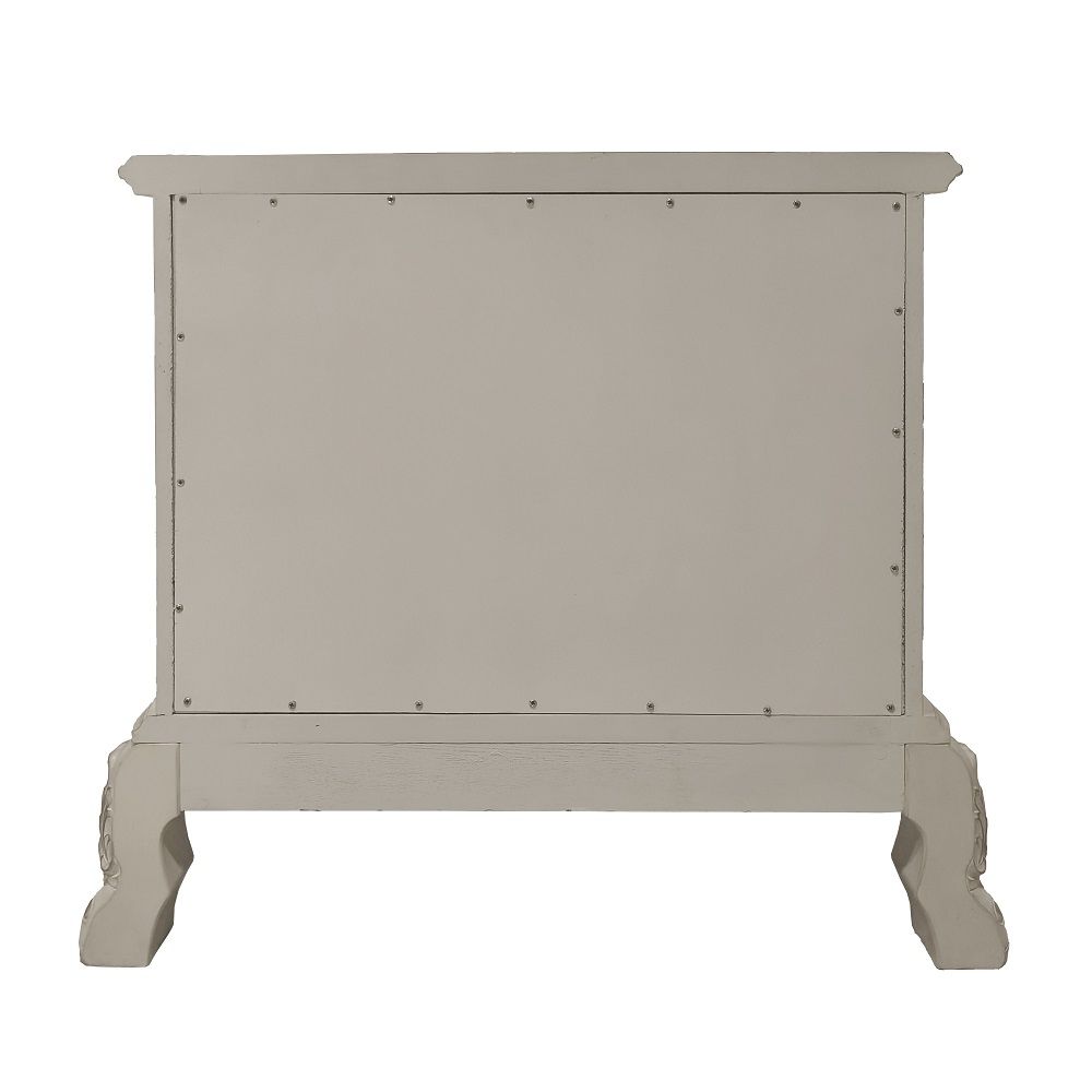 Dresden II - Nightstand - Bone White