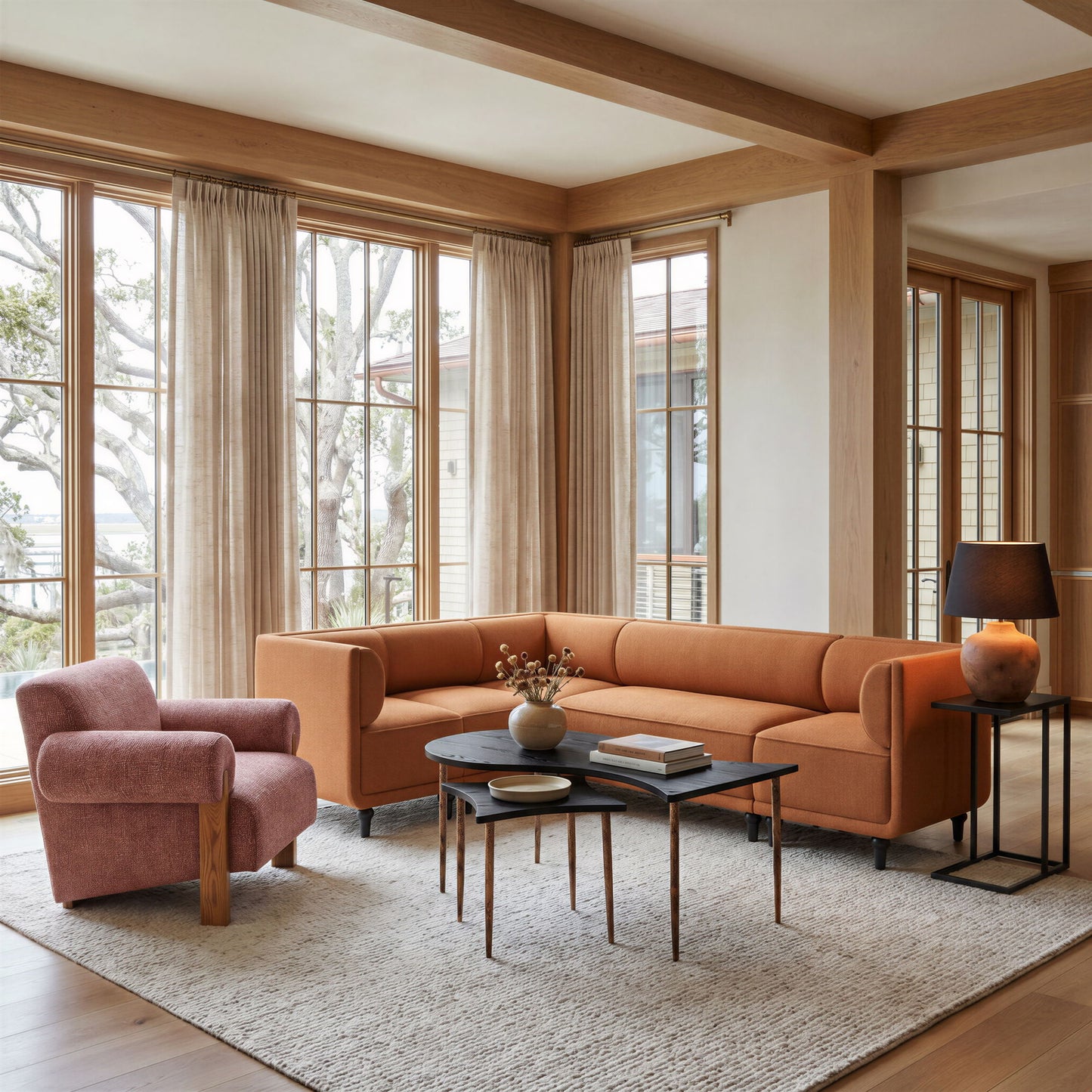 Malben - Loveseat - Brown